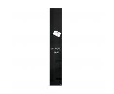 artverum® Glas-Magnetboard 12 x 78 schwarz