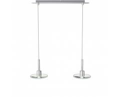 Flat LED Pendelleuchte 2-flammig