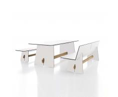 Tension Tisch HPL Teak