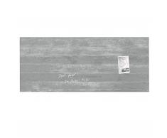 artverum® Glas-Magnetboard Sichtbeton