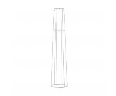Turm Garderobenständer silber