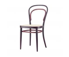 214 Two-tone Stuhl mit Wiener Geflecht
