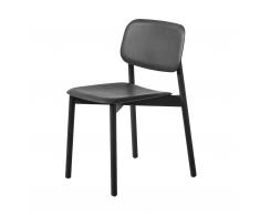 Soft Edge Stuhl in Eiche schwarz seidenglänzend