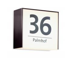 Mono 3a Außenleuchte inkl. Beschriftung