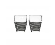 Timo Thermo Glas 2er-Set 33 cl klar-schwarz