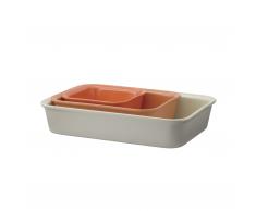 Cook & Serve Auflaufform 3er-Set orange