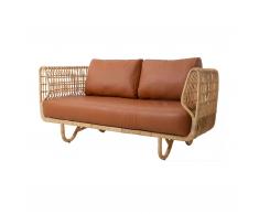Nest Rattan 2-Sitzer Sofa