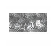 artverum® Glas-Magnetboard Edelmetall 91 x 46 shiny-silver