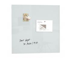 artverum® Glas-Magnetboard 100 x 100 superweiss