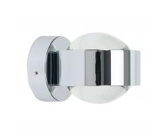 Puk Wall Wandleuchte Linse-Linse chrom glänzend