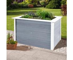 WEKA Profi-Hochbeet 669 B, grau/weiß, 21 mm, 120x80x81 cm