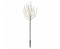 Star LED-Baum Tobby, 40x40x110cm, Metall und Kunststoff, braun