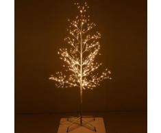 Micro-LED-Baum Snow Light, klein, 150 cm, Metall, weiß
