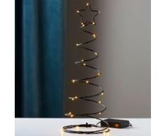 Star LED-Baum Dizzytree, 40x15x15 cm, Metall, schwarz