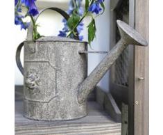 Esschert Design Gießkanne Rom, 24x43x21 cm, Stahl, weiß