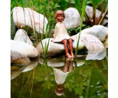Gartenfigur Kantenhocker Sterntaler