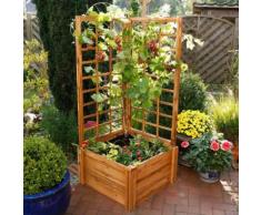Hochbeet mit Rankspalier, L-Form