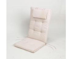Hochlehnerauflage, creme
