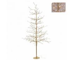 LED-Baum Goldy, 150cm, Metall, matt gold