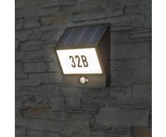 Solar-LED-Hausnummernleuchte Andrea