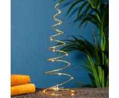 STAR LED-Dekoleuchte Dizzy, 15x15x40cm, Metall, messing
