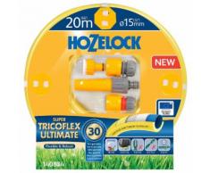Hozelock Gartenschlauch-Starterset Super Tricoflex Ultimate, 20 m Länge, 5 mm Durchmesser