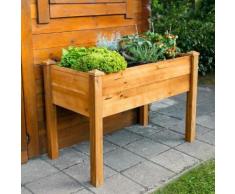 Hochbeet Patio, Akazienholz, 110x60x75 cm