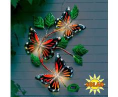 Wanddeko Solarleuchte Schmetterling
