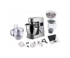 KENWOOD Küchenmaschine mit Kochfunktion Cooking Chef Gourmet KCC9060S, 1500 W, 6,7 l Schüssel, inkl. Zubehör im Wert von UVP € 440,-, Kenwood Küchenmaschine KCC9060S Cooking Chef Gourmet, silber