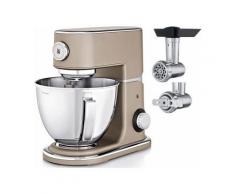 WMF Küchenmaschine Profi Plus mit Gratis Fleischwolf+Spritzgebäckvorsatz im Wert von ca. 95,-€, braun