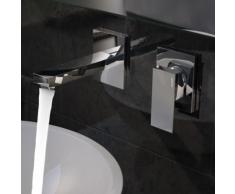 Treos Serie 175 2-Loch Wand-Waschtischarmatur Ausladung: 173 mm 175.01.1800