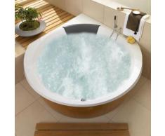 Villeroy & Boch Luxxus Eck Badewanne mit Whirlpoolsystem L: 145 B: 145 cm weiß mit AirPool Entry UAE145LUX3B1V01, EEK: A+. Dieser Whirlpool enthält eingebaute LED-Lampen. A++ (LED), A+ (LED), A (LED). Die Lampen können in dem Whirlpool nicht...