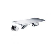AXOR Massaud 3-Loch Waschtischarmatur für Wandmontage Ausladung: 167 mm 18112000