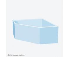 poresta systems Poresta Compact Wannenträger Koralle T200 Eckbadewanne L: 145 B: 145 cm 17054430