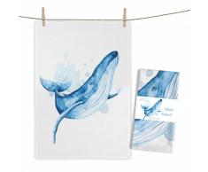 Geschirrtuch "Whale Jump"