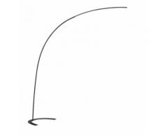 ROLLER LED-Bogenleuchte, Bogenlampe Shanghai - schwarz - mit Fußdimmer, A+