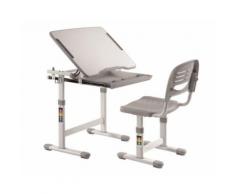 ROLLER Kinderschreibtisch Comfortline - grau - mit Stuhl