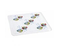 ROLLER Wenko Duscheinlage Fisch - weiß-bunt - 55x55 cm