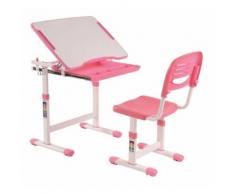 ROLLER Kinderschreibtisch Comfortline - rosa - mit Stuhl
