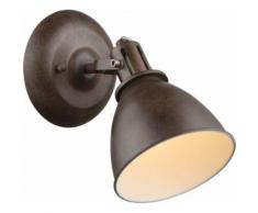 ROLLER Wandstrahler, Wandleuchte, Wandlampe Giorgio - rostfarben, A++