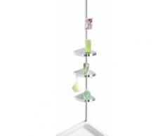 ROLLER Wenko Teleskop-Duschregal Premium - Aluminium - verstellbar