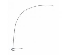 ROLLER LED-Bogenleuchte, Bogenlampe Shanghai - titanfarbig - dimmbar, A+