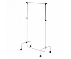 ROLLER Kleiderwagen, Garderobe Tini - weiß - höhenverstellbar