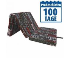 ROLLER Faltmatratze, Klappmatratze Materac - mit Schriftmotiv - 190x63 cm - H1
