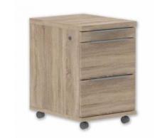 ROLLER Rollcontainer, Bürocontainer Calpe - mit Schloss - Sonoma Eiche