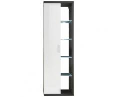 ROLLER Badschrank, Badezimmerschrank Sunrise - weiß-Sardegna Rauchsilber
