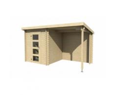 ROLLER Gartenhaus Jelle Plus - Fichte massiv - 370/175x175 cm