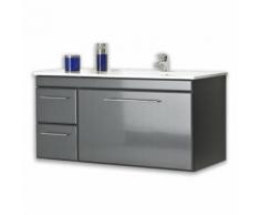 ROLLER Waschtischunterschrank, Badschrank SEO Grey - 105 cm Breite