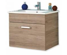 ROLLER Waschtischunterschrank, Badschrank Offenbach - Sanremo Eiche Terra - inklusive Waschtisch