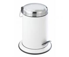 ROLLER Wenko Kosmetikeimer, Treteimer Retoro - weiß - 3 Liter